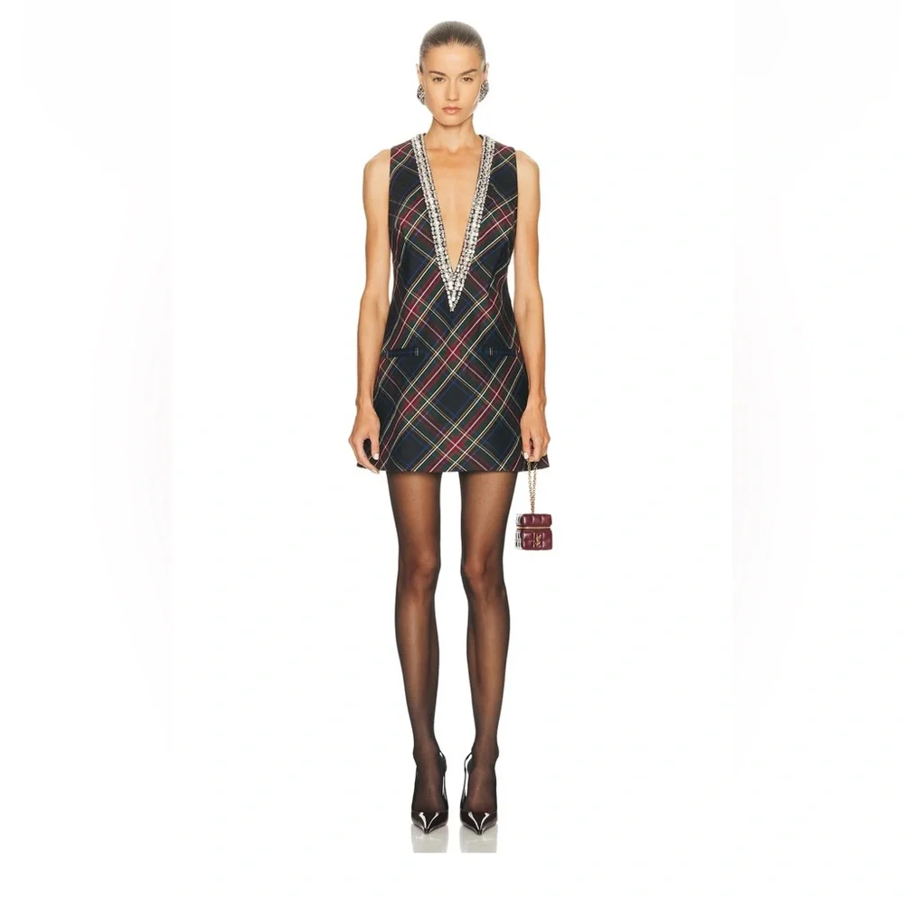 Retrofete Nancie Plaid Dress - Picture 1 of 4